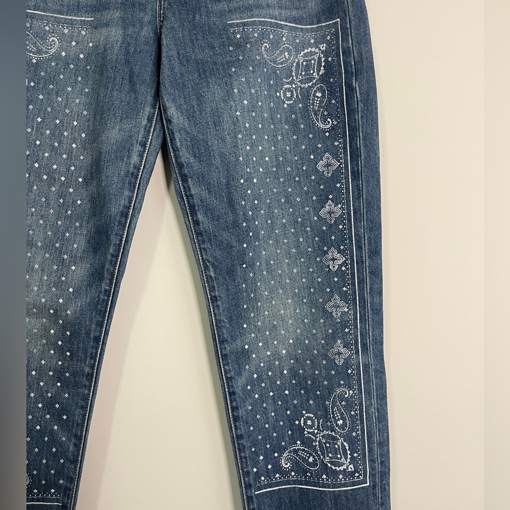 Lucky Brand Womens Jeans Size 0/25 A Blue Drew Mom High Rise Taper Denim Bottoms - Picture 3 of 14